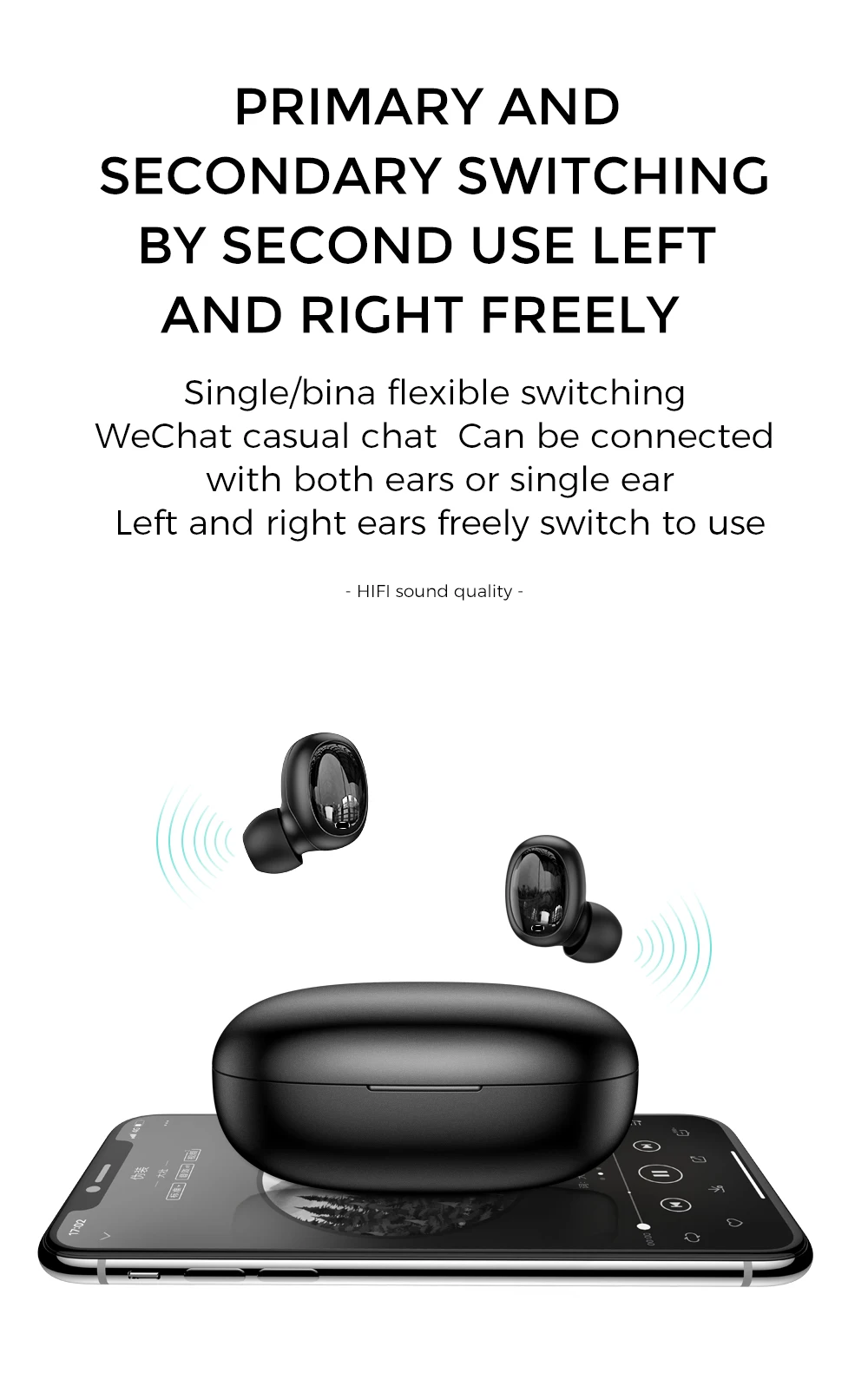 Joyroom T08 TWS bluetooth 5,0 наушники беспроводные стерео наушники с сенсорным управлением HIFI Качество звука водонепроницаемый бинауральный звонок