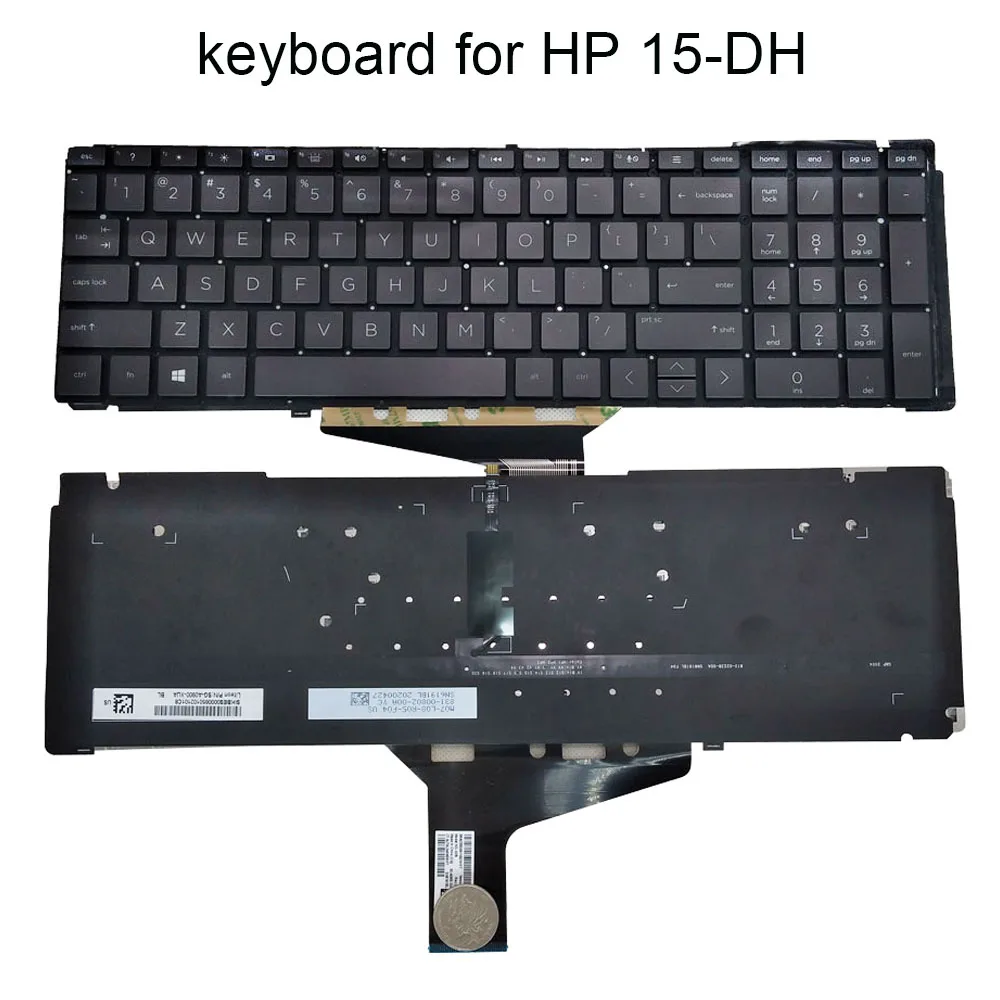 

US Backlit Keyboard for HP OMEN 15-DH dh1059nr 15-DC 15-dh0000 dh1000 pc notebook keyboards laptop English used X3B SG-A0900-XUA