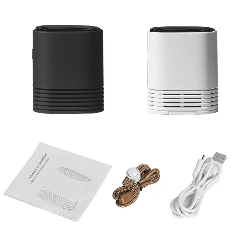 

Portable Personal Wearable Air Purifier with Lanyard Mini USB No Radiation Low Noise Cleaner Freshener for Travel Office
