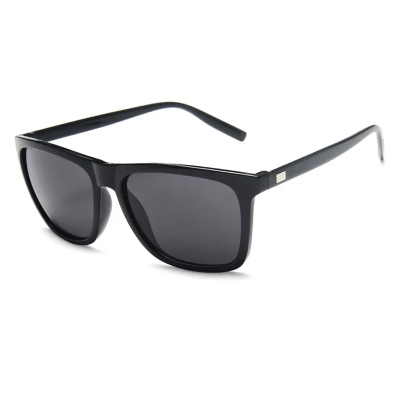 

Мужские очки Квадратные Светоотражающие солнечные очки мужские новые серебристые черные солнцезащитные очки зеркальные линзы винтажные очки для вождения