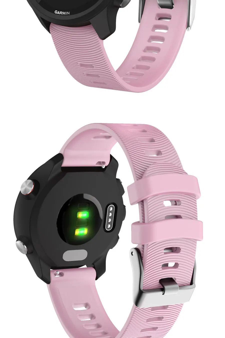 20 мм силиконовый ремешок для Garmin vivoactive 3 Forerunner 645 Сменные Ремешки для наручных часов Garmin Forerunner 245 Band