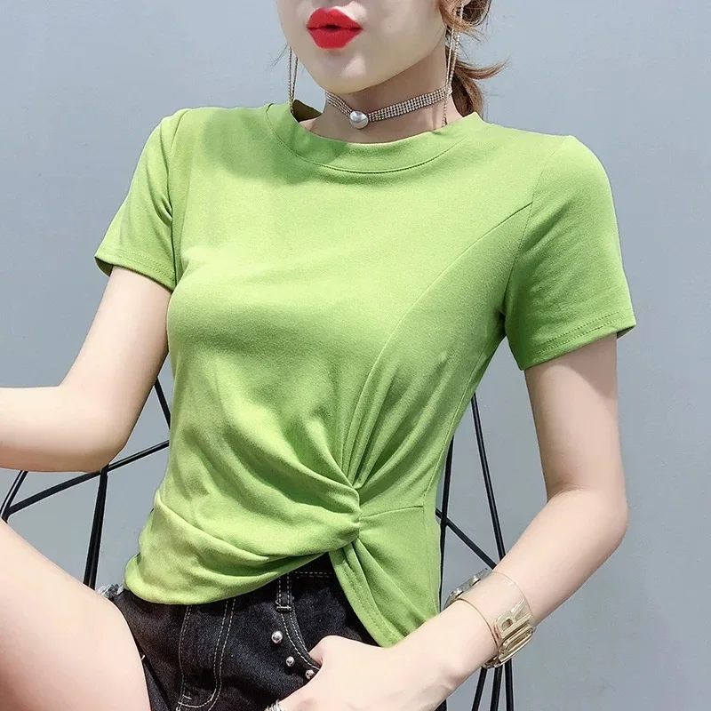

Women Shirt Fashion navy blue T-ShirtT Shirt Tees short sleeve