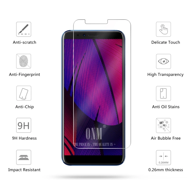 2pcs Tempered Glass For Lenovo K5 Play Screen Protector 2.5D 9H Premium Protective Film | Мобильные телефоны и аксессуары