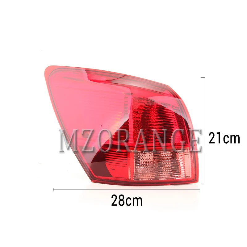 MZORANGE Tail светильник влево/правая внешняя для Nissan Qashqai 2007 2008 2009 2010 задние светильник LED лампа хвост сзади светильник Тормозная Стоп лампа светильник