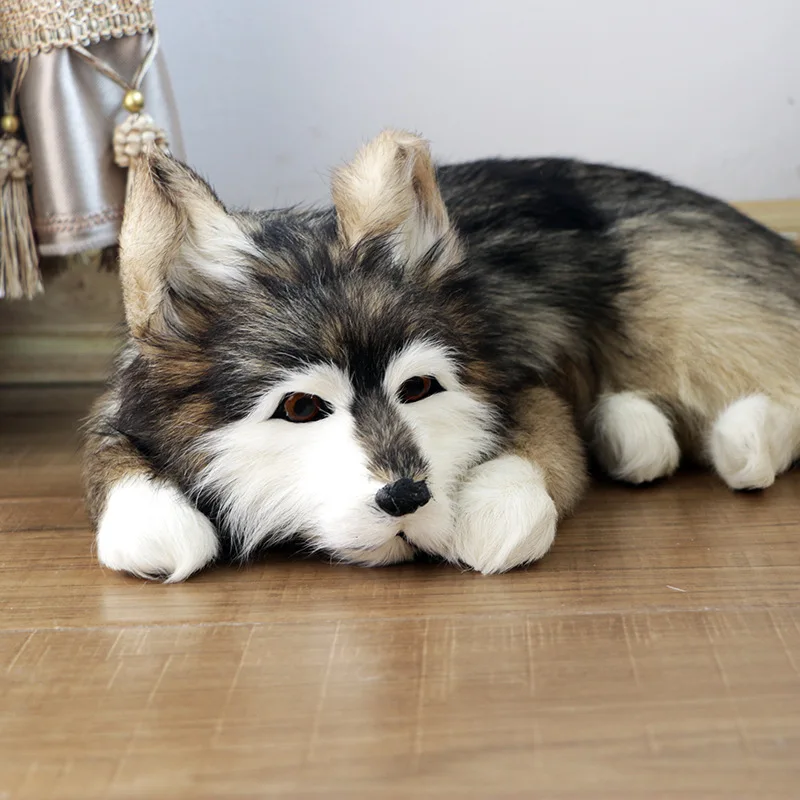 Высокое качество кожаные моделирование животных симуляция хаски собака дома