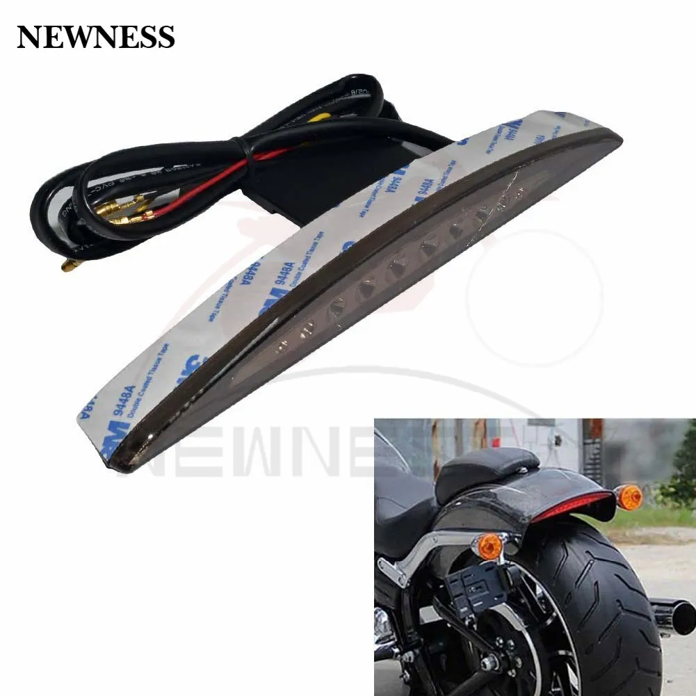 Мотоцикл Велосипед дым заднее крыло наконечник светодиодный тормозной фонарь