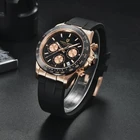 Часы-хронограф PAGANI DESIGN Мужские, спортивные золотистые наручные, с сапфировым стеклом, 2021