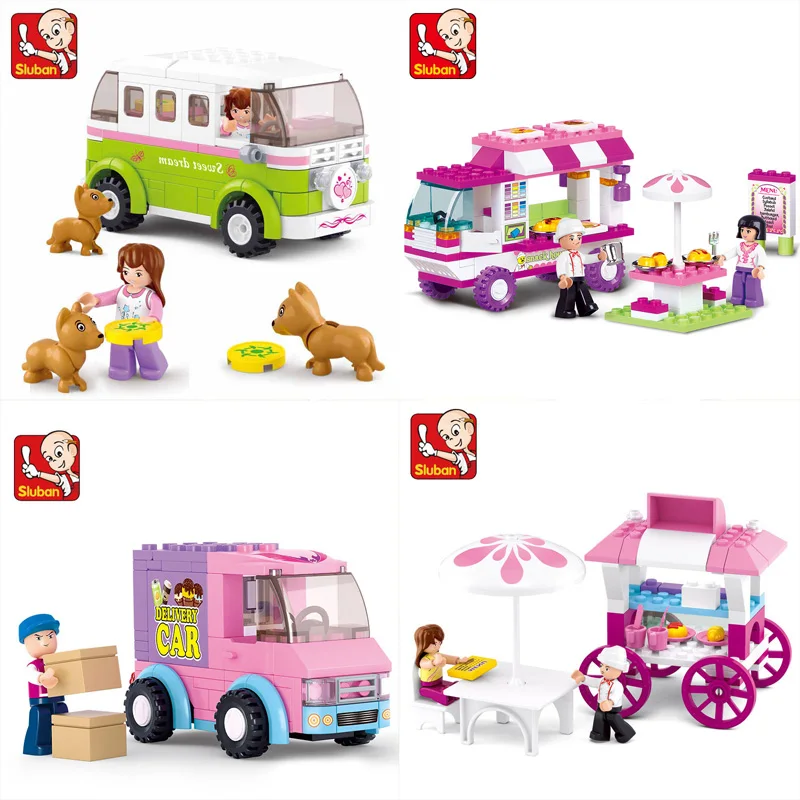 SLUBAN девочка принцесса закуска автомобиль доставка машина обед путешествия