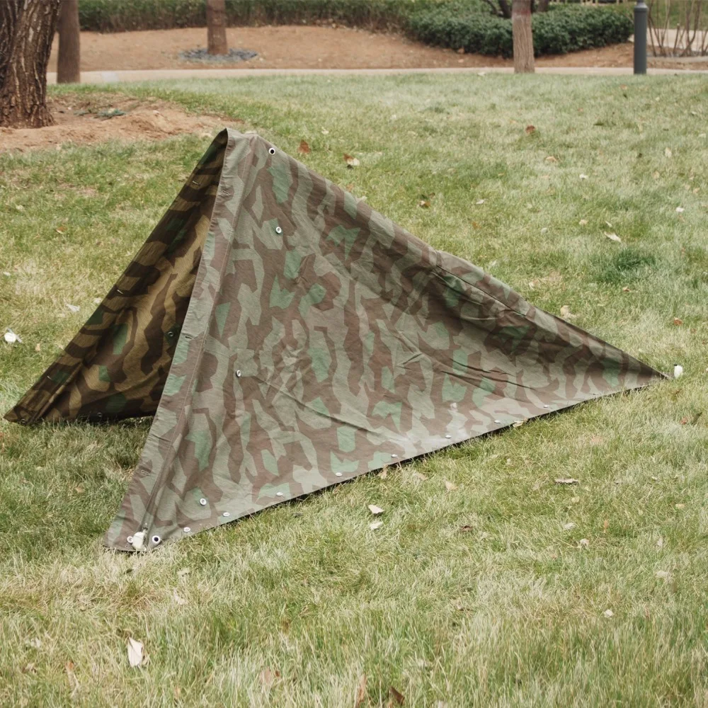 Tomwang201. Вторую мировую войну WW2 немецкая армия SPLINTER CAMO Реверсивный палатка ZELTBAHN