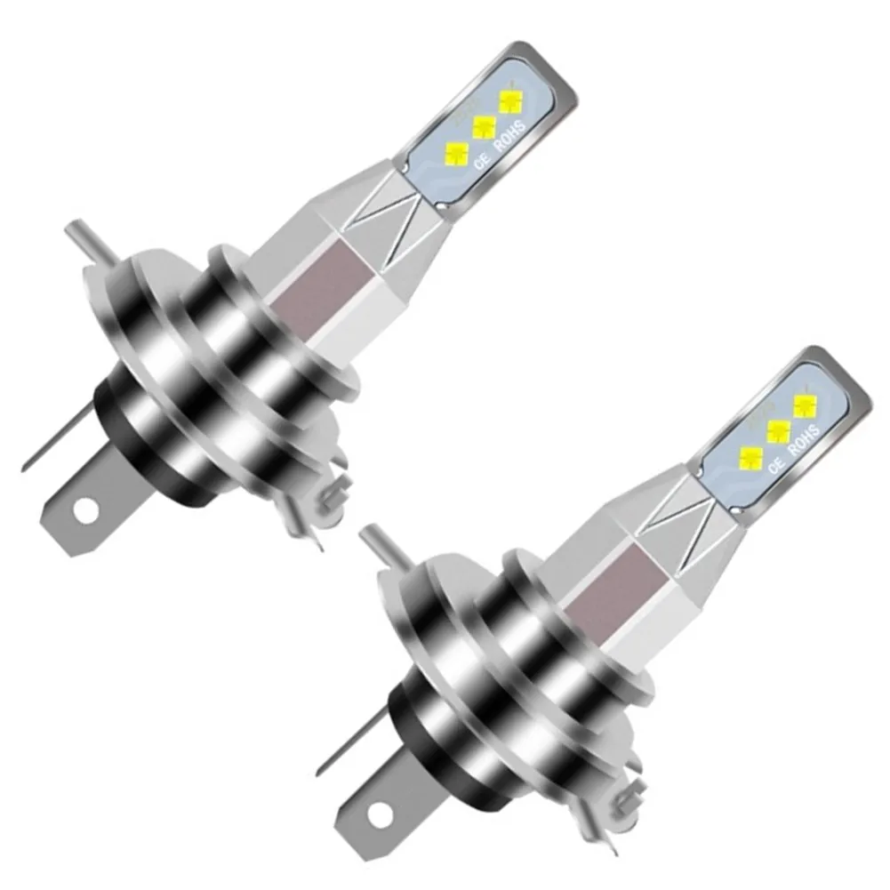 

2PCS Universal H4 LED Headlight Bulbs Kit High Low Beam 2800LM Super Bright 6000K White DC12-24V Car Fog Lights Car Styling
