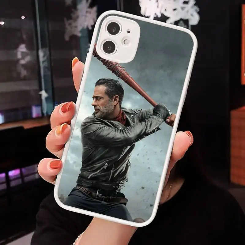 

the walking dead Phone Case Matte Transparent for iPhone 7 8 11 12 s mini pro X XS XR MAX Plus cover funda