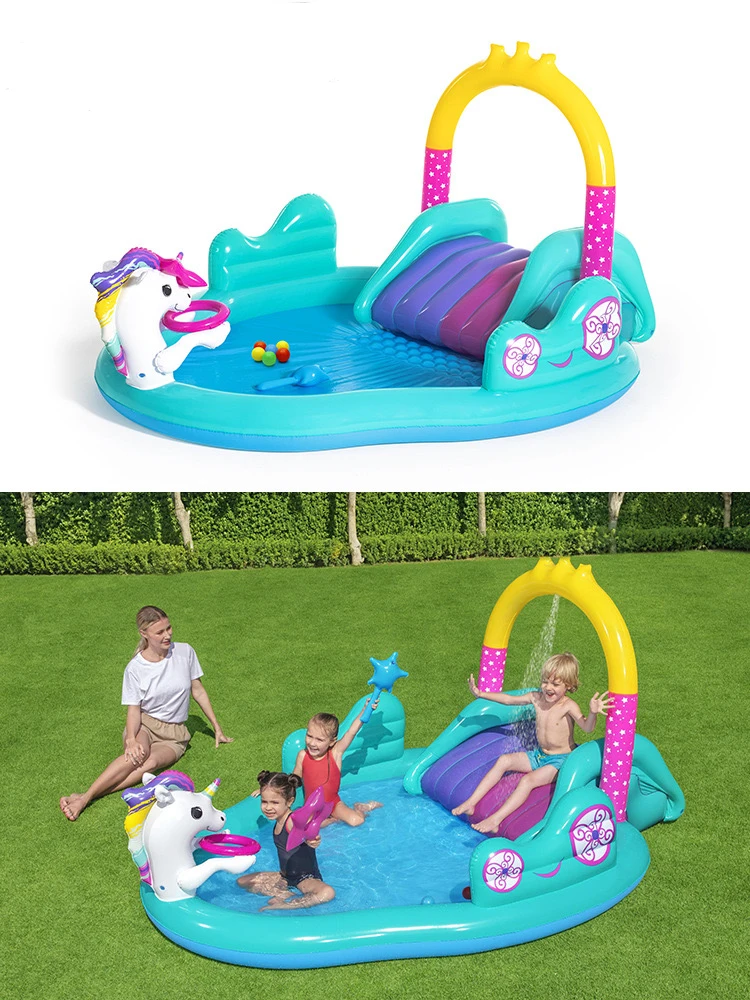 

Надувной бассейн для шаров, Детский бассейн с единорогом, утолщенный бассейн