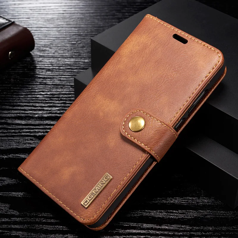Коричневый Для huawei mate 20 P20 P30 Pro винтажный Флип Магнитный чехол для huawei P20 mate 20 30 P30 Lite кожаный съемный чехол-кошелек - Цвет: Коричневый