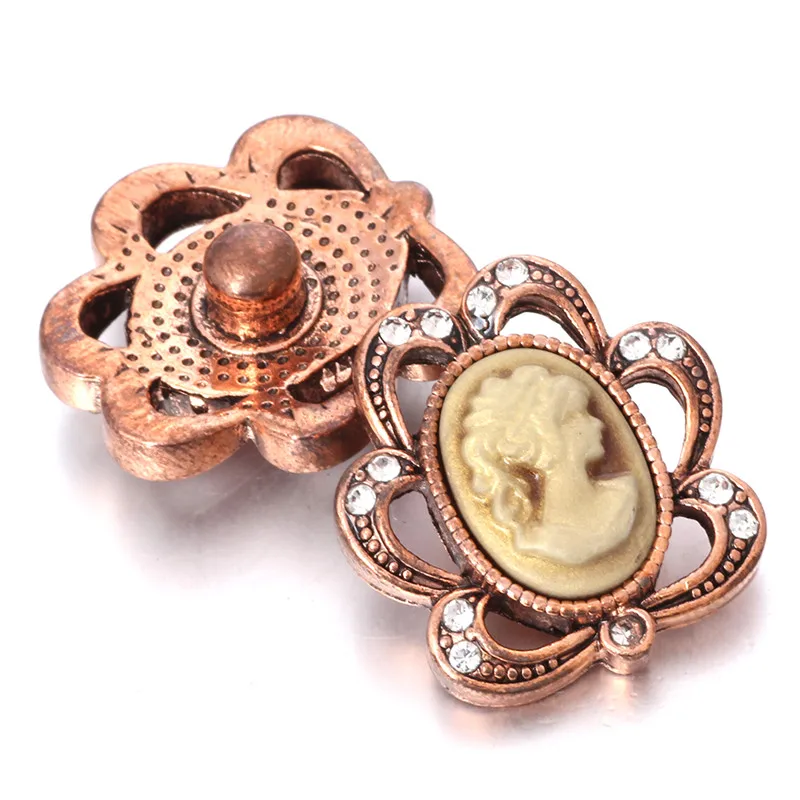 6pcs/lot 2020 New Snap Jewelry Rhinestone Girl 18mm Button Fit Bracelet Bangles Women | Украшения и аксессуары