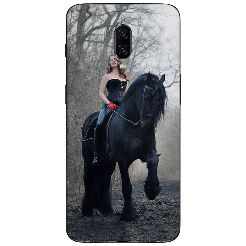 Mobile Cell Phone Case TPU for OnePlus 5 5T 6 6T 7 7T Pro Cover Cute beauty horse | Мобильные телефоны и аксессуары