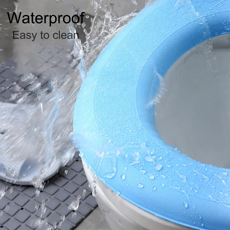 Водонепроницаемый Туалетная Подушка сиденья зимняя утолщенная вставка для