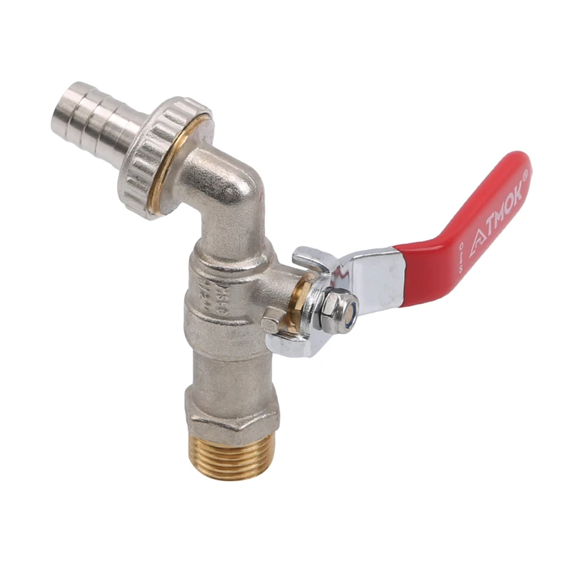 

Outside Garden Tap Faucet Easy Quarter Turn Off/ On 1/2 Inch Lever Home Garden Water Supply Manual Long Handle Faucet Durable