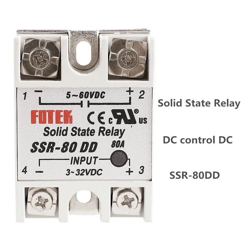 Однофазное твердотельное реле SSR 10DA/25DA/ 40DA контроль постоянного тока без