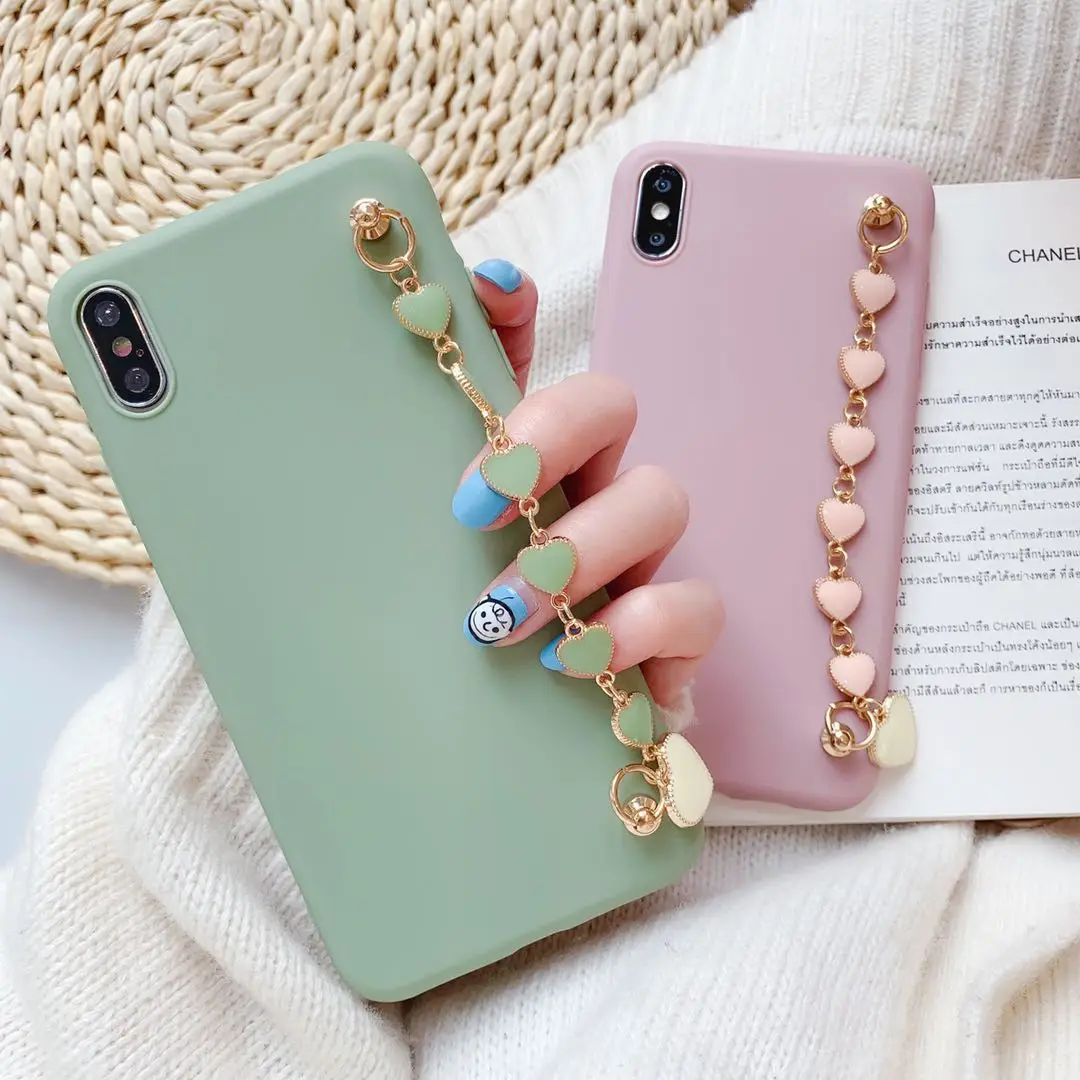 

12 Pro Max Love Bracelet Case For iPhone 12 Pro Max Silicone Soft TPU Cover For iPhone 12 Pro Max Phone Bags