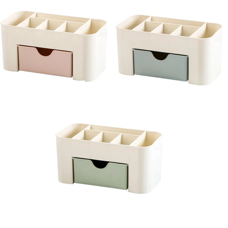 Косметическое зеркало с выдвижными ящиками Красота органайзер 6 отсеков 1 ящик