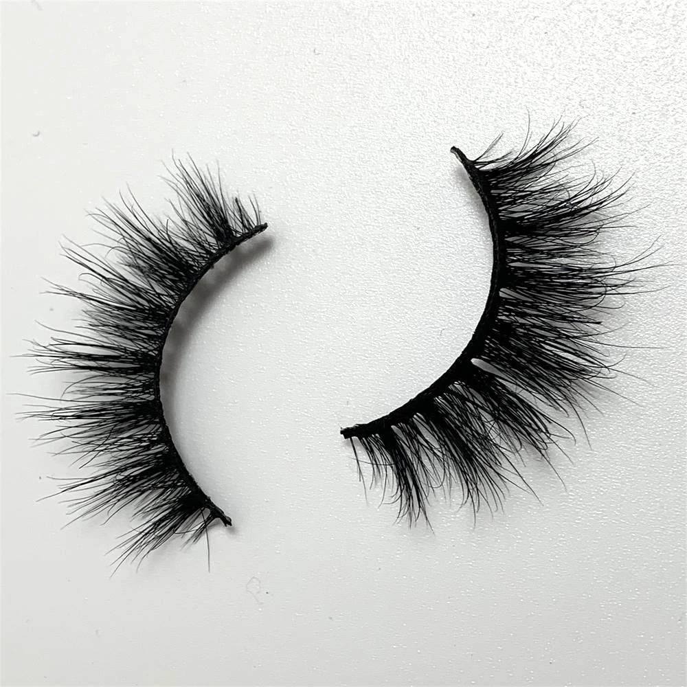 Wholesale Bulk 30 Pair Mink Lashes No Box Handmade Natural Soft 3D Mink Eyelashes Cruelty Free Resuable Fake Lashes Makeup S30