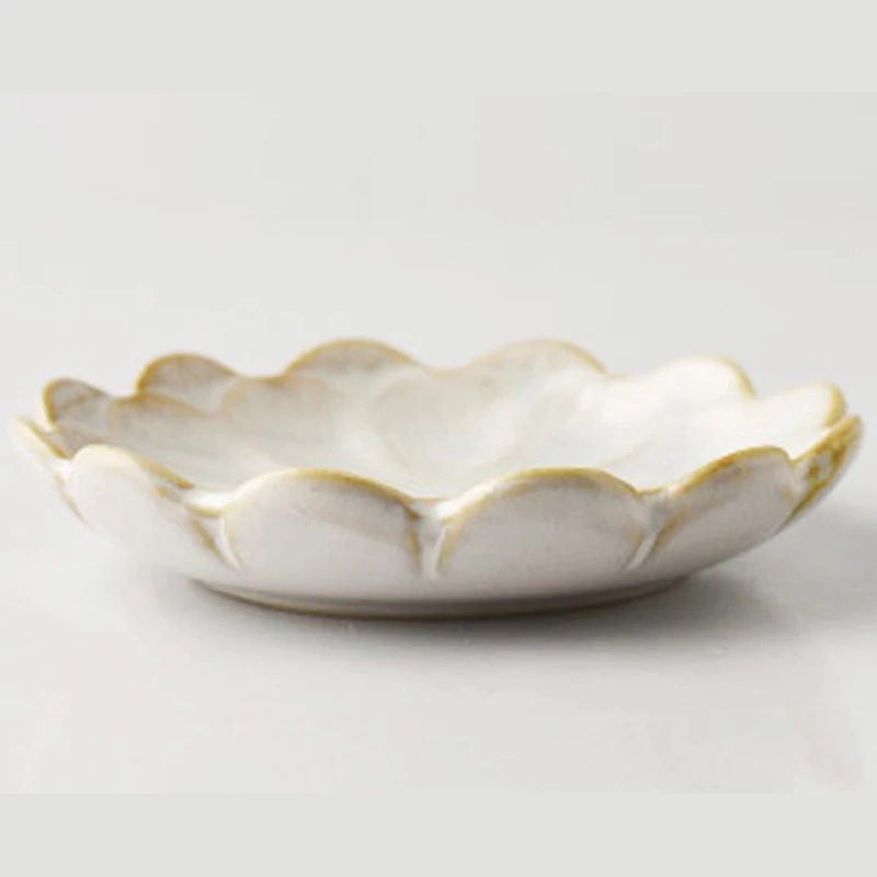 4 5 дюймовая креативная керамическая посуда в форме цветка лотоса соус блюдо