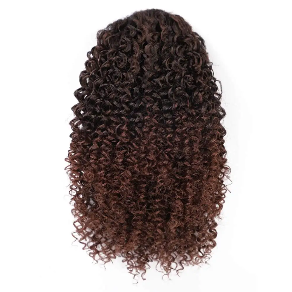 

Afro Drawstring Ponytail Kinky Curly Ponytail Drawstring Afro Puffs Curly Ponytail Extension for Women Synthetic Curly Ponytail