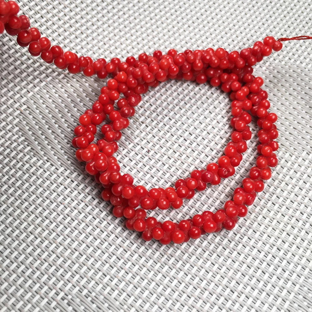 2020 Новые горячие продажи ювелирные изделия 8-образные красные коралловые Бусины