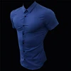 Summer Fashion Short Sleeve Men Shirt 6