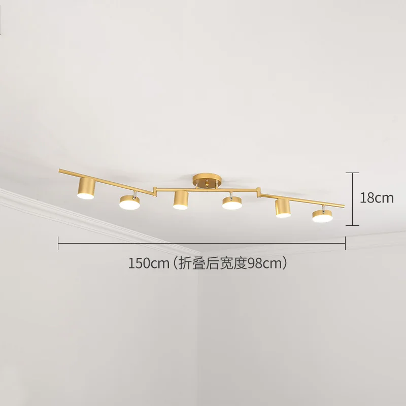 Потолочный светильник Artpad с регулируемой яркостью вращающаяся люстра черного и