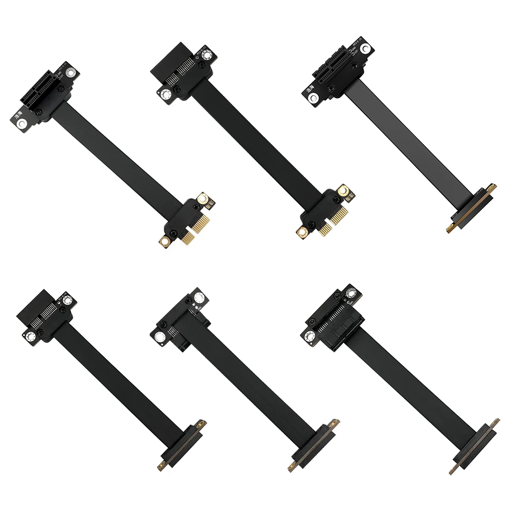 

1X удлинитель PCI Express, профессиональный кабель Gen3.0 8 Гбит/с для ПК, PCI-E расширения, карта расширения, удлинители