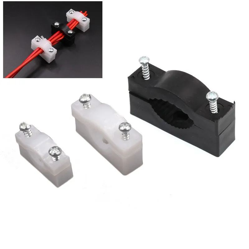 _ Линейная Пряжка круглый зажим для отделки проводов фиксирующий держатель с