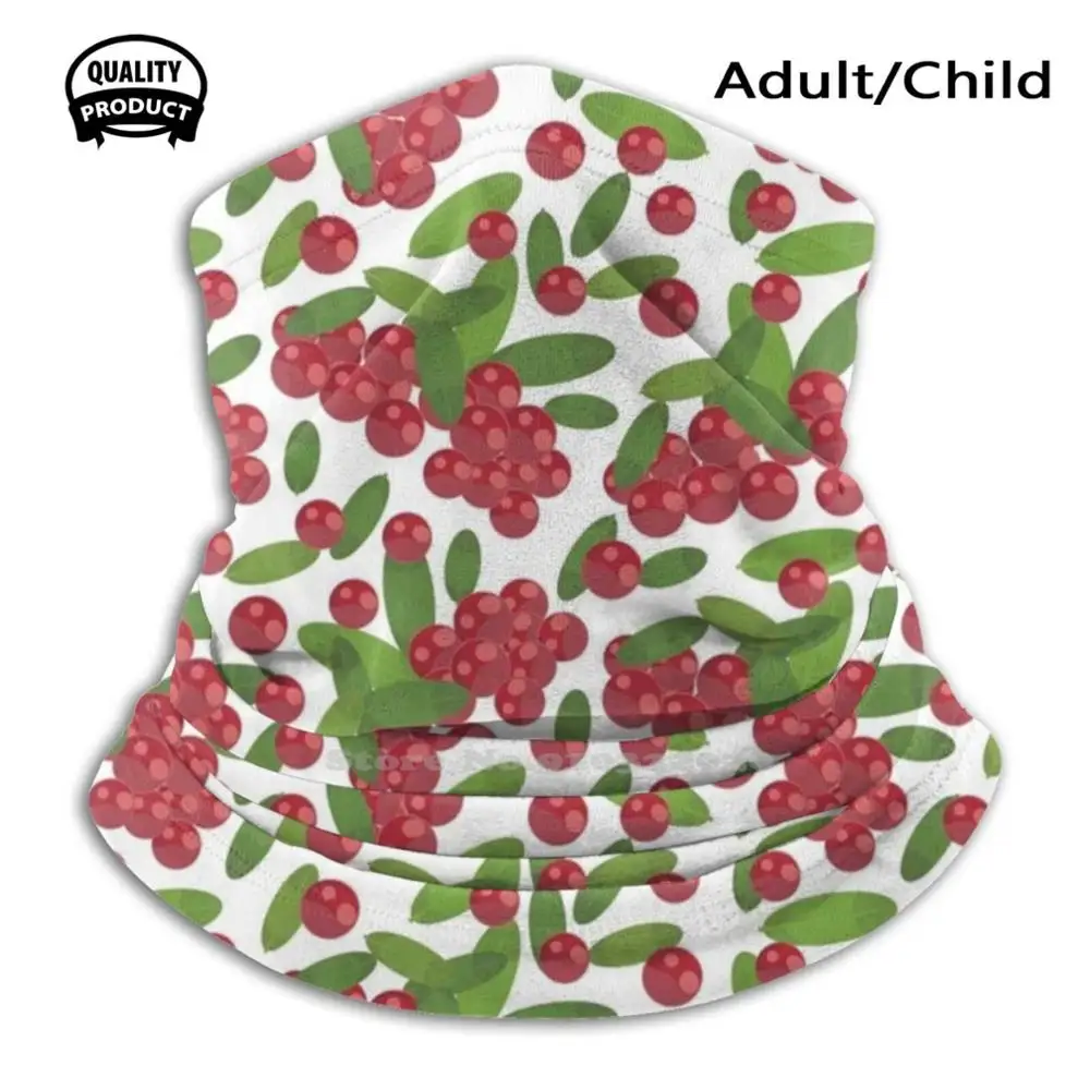 Шаблон с клюквой на открытом воздухе езды велосипеде рыбалки мотоцикле шарф