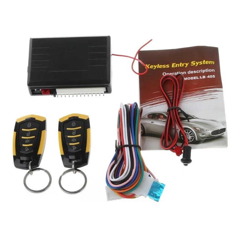 

2021 High Quality 12V Car Auto Alarm Remote Central Door Locking Vehicle Keyless Entry System Kit Car Styling dfdf