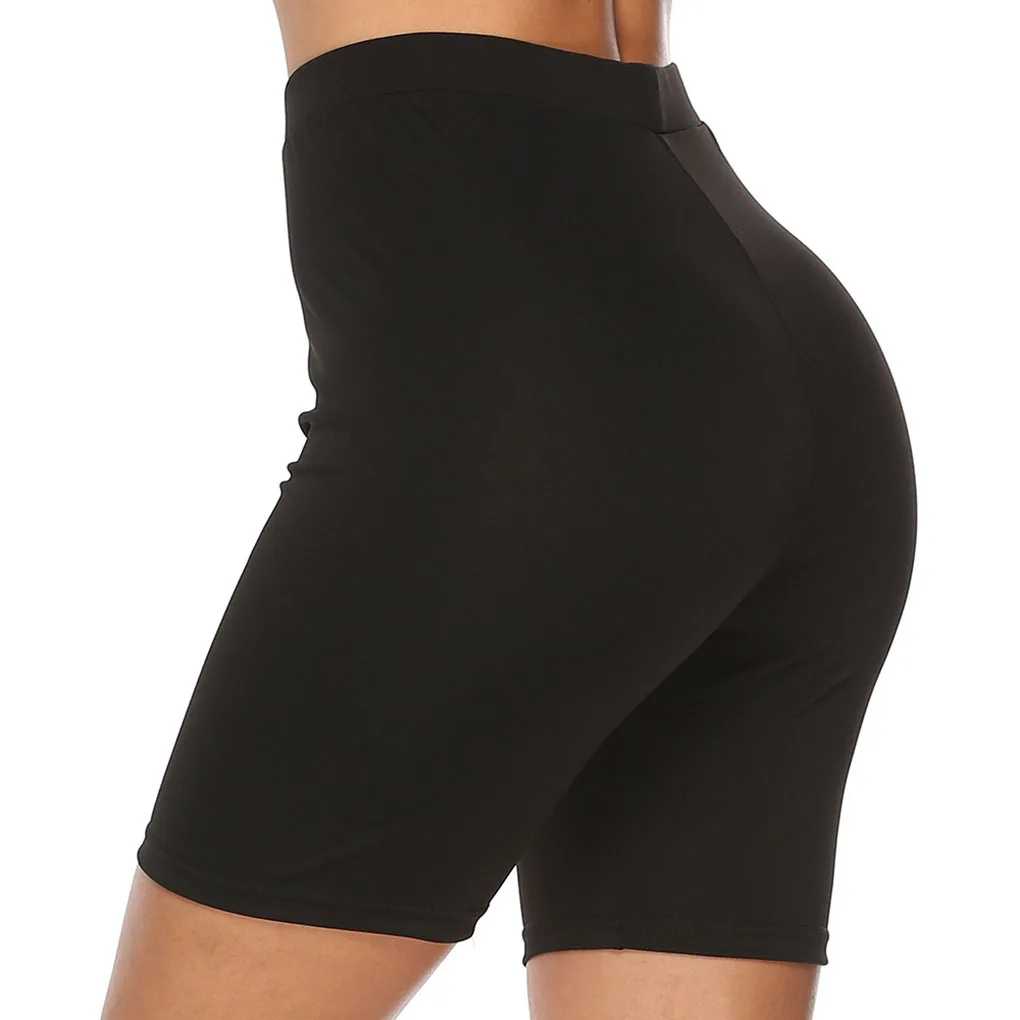 

High Waist Elasticity Yoga Shorts Sport Leggings Workout Out Fitness Sports Gym Running Athletic Shorts