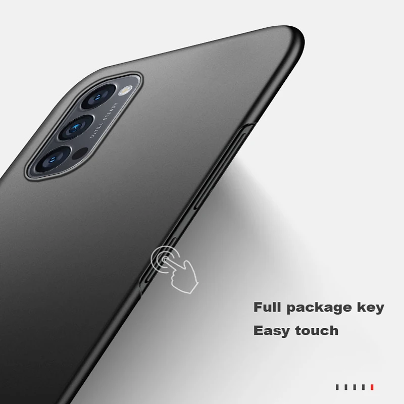 ultra thin matte pc phone case for oppo reno 4 3 2 find x2 r17 r15 r11 r9 a79 a91 f11 f9 f7 f5 f3 ax7 pro luxury magnetic cover free global shipping