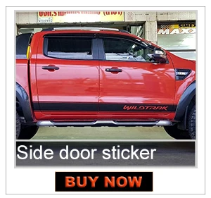 2 шт. градиент боковые полосы графическая Виниловая наклейка для Ford ranger 2012 2013