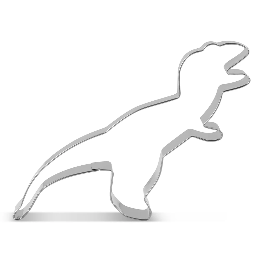 Резак для печенья LILIAO Dinosaur T-Rex из нержавеющей стали форма печенья/сэндвичей/хлеба