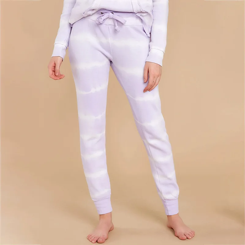

cross-border fall hot new casual high waist lace-up casual haren women's pants