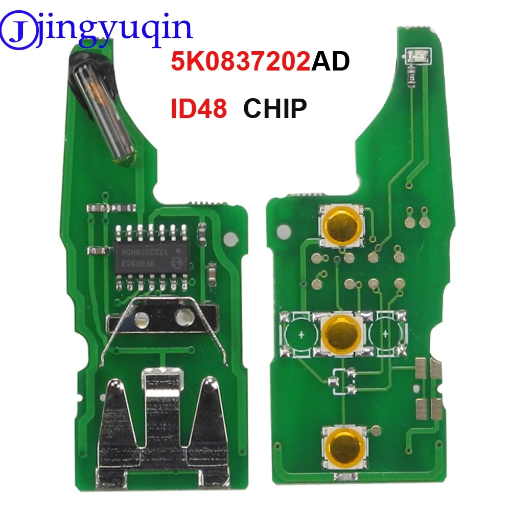 Электронная плата jingyuqin 5K0837202AD ID48 с дистанционным управлением для VW