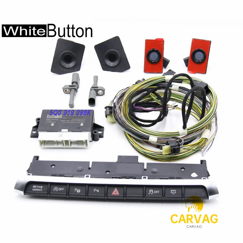 Для AUDI A3 8 В производство после 2016 г. 8K до 12 K AUTO парковочный комплект PDC PLA 2.0 OPS белая