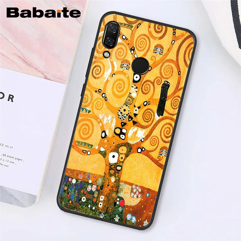 Babaite Kiss Gustav Klimt Ван Гог Звездная ночь звезда чехол для телефона для Xiaomi Redmi8 4X 6A S2 Go Redmi 5 5Plus Note4 5 7 Note8Pro