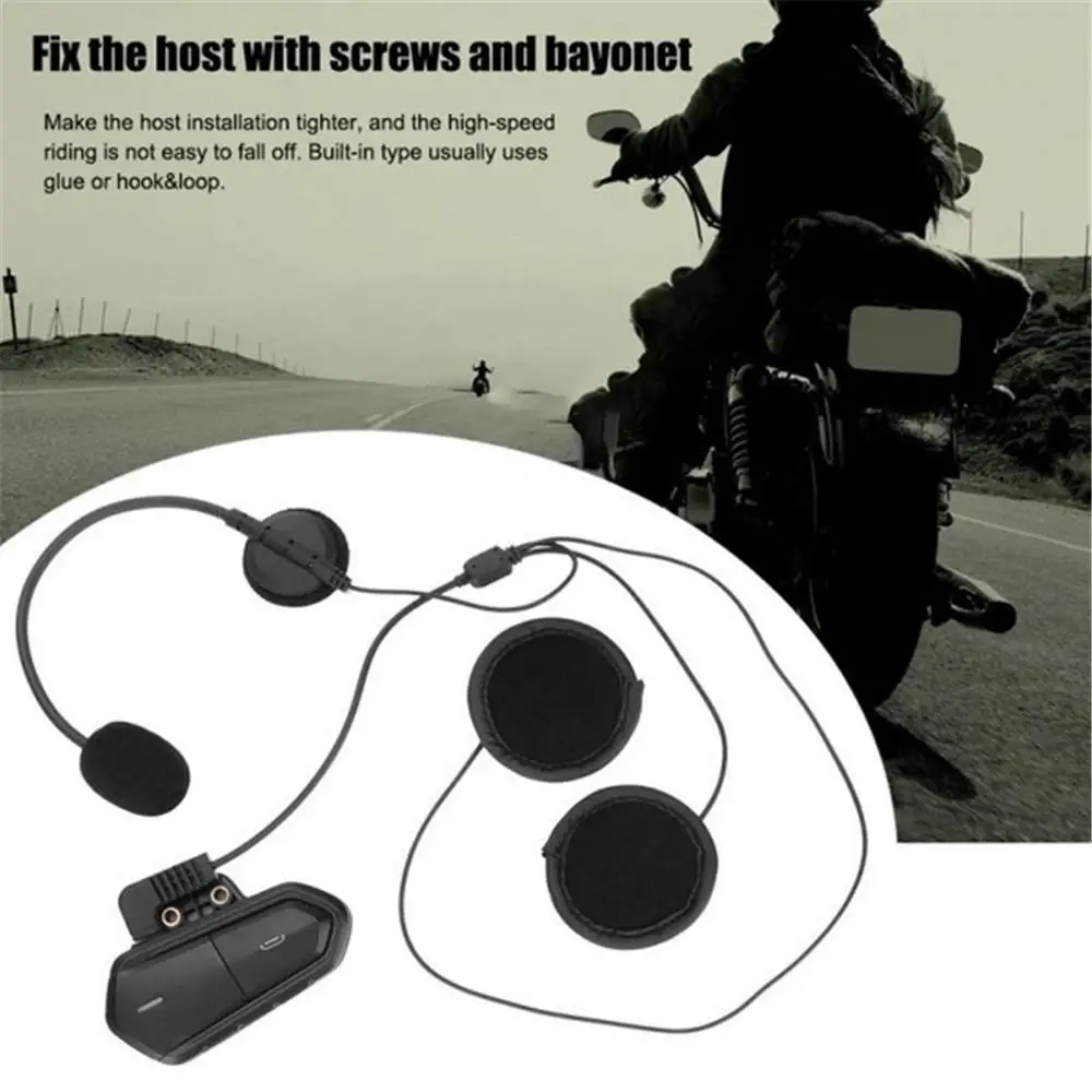 

Motorcycle Bluetooth Helmet Headset Fm Radio High Fidelity Low Energy Headset Bluetooth Headset