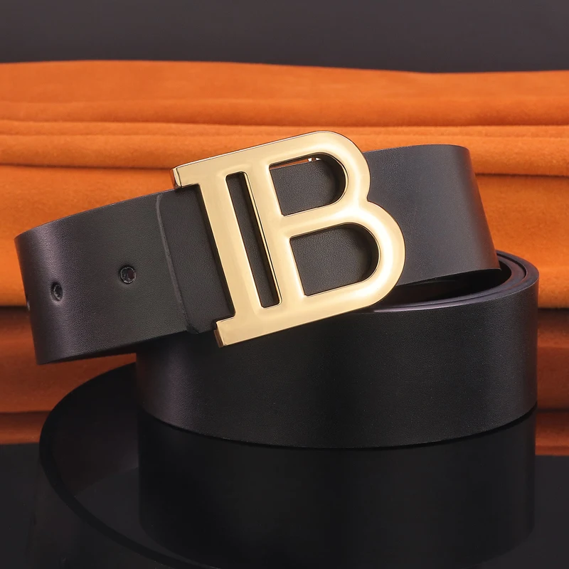 

High Quality designer belts letter Slide buckle Girdle Wide luxury brand leather fashion Cowskin Casual boys cintos masculinos