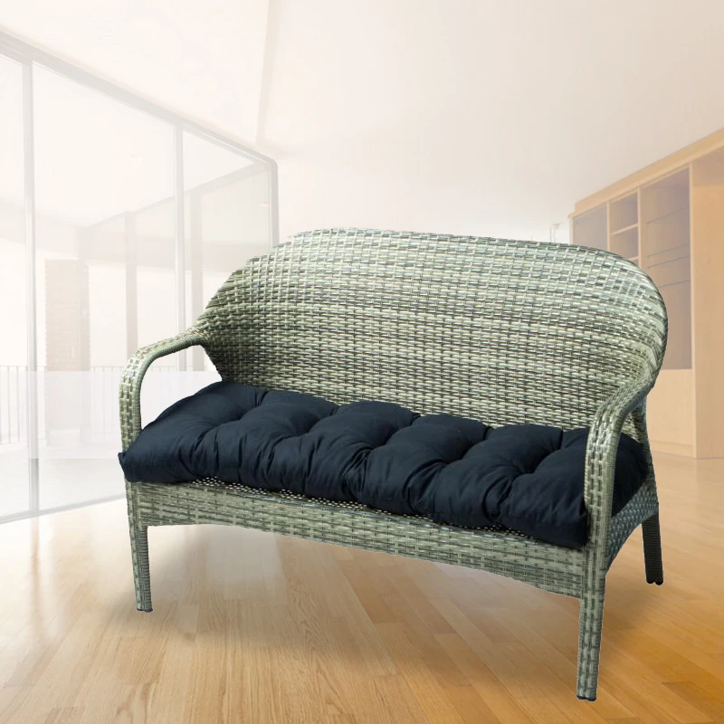 

Soft Bench Cushion with Fixed Tie Long Rectangular Swing Cushion for Lounger Garden Furniture Lounger 130*50cm Solid BDF