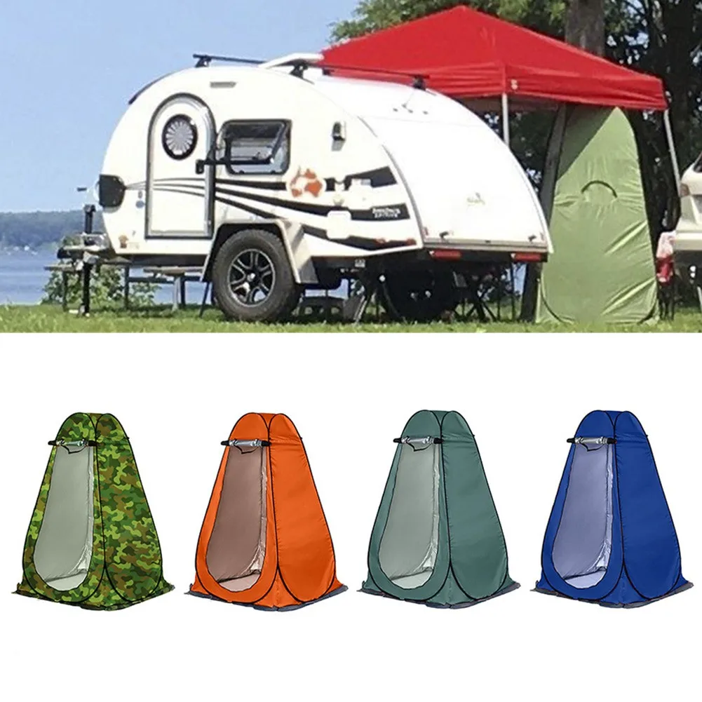 

Multi-purpose Camping Tent Automatic Changing Dressing Tent Outdoor Moving Bathroom 120*120*190cm Outdoor Rest Shelter Kit