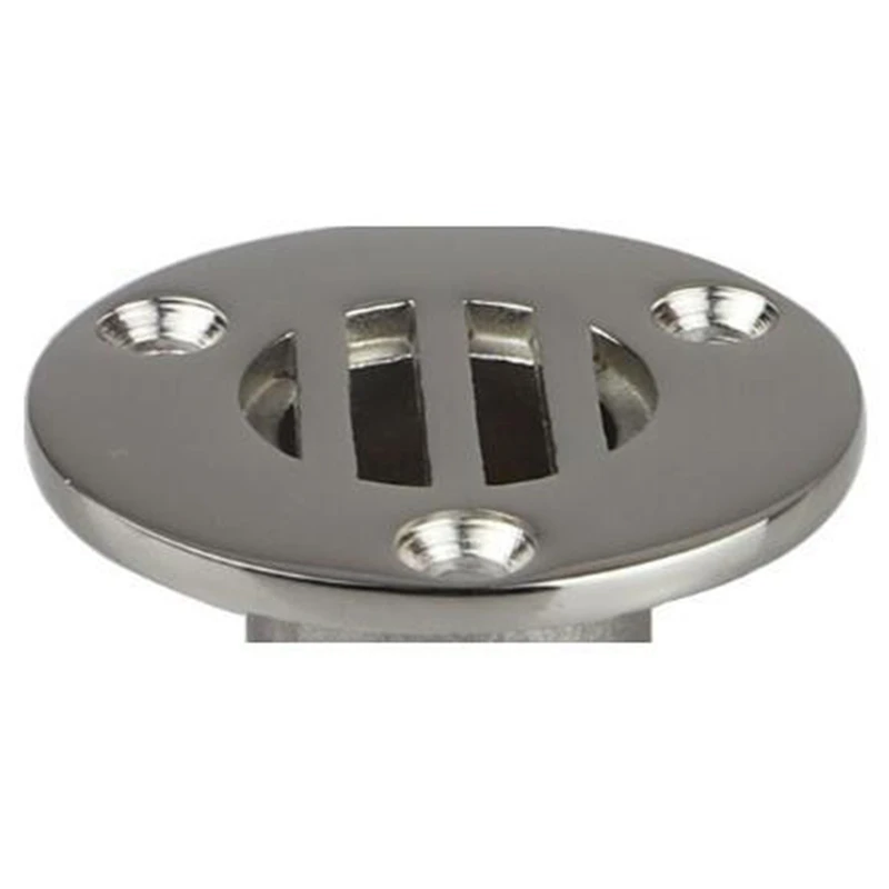 

2Xboat Floor Deck Drain Marine Grade Stainless Steel for Boat Yacht Deck Drainage Hardware Replacement Accessories