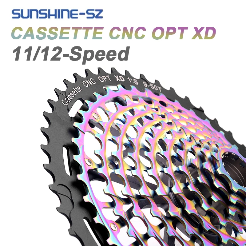 

11/12 speed mountain flywheel 9-42/46/50T XD ultralight flywheel, black/colorful, suitable for SRAM XD k7 bicycle accessories