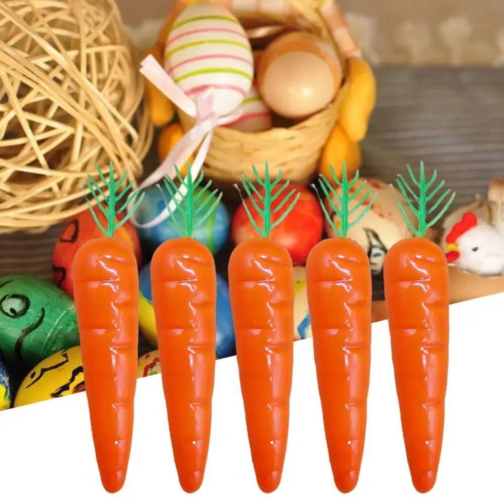 

20 шт./компл. искусственная морковь мягкий на ощупь Полистирол Пенопласт широкий применение имитация Пасхальной моркови для паба