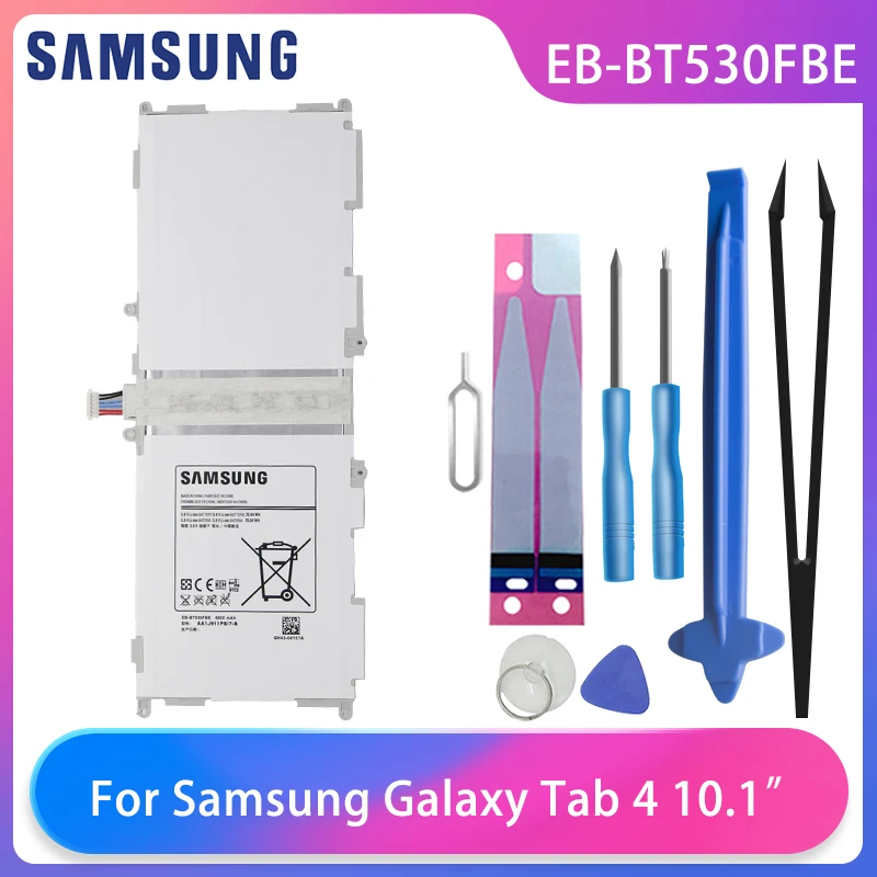 Оригинал Samsung Galaxy Tab4 Tab 4 10 1 &quotT530 T533 T535 T531 T537 планшет батарея EB BT530FBC BT530FBE 6800 мАч